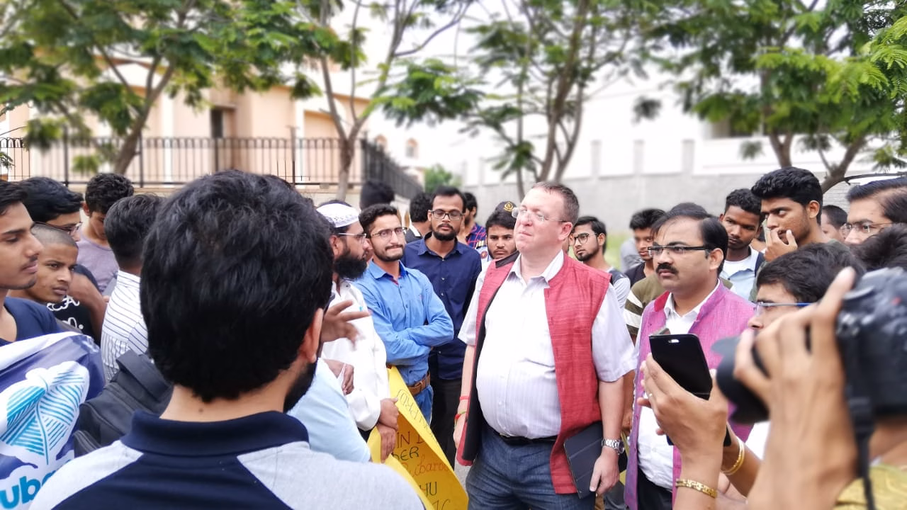 मौलाना आज़ाद नेशनल उर्दू यूनिवर्सिटी में “अनेकता में एकता” के ऊपर विशाल रैली…