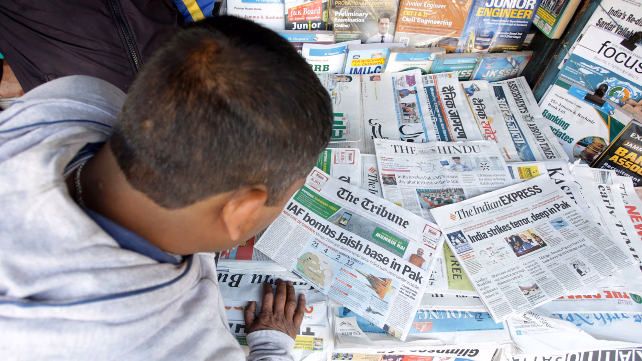 Indian Air Force carries out air strikes across Line of Control near Pakistan, Jammu, India - 27 Feb 2019 After Pulwama, the Indian media proves it is the BJP’s propaganda machine