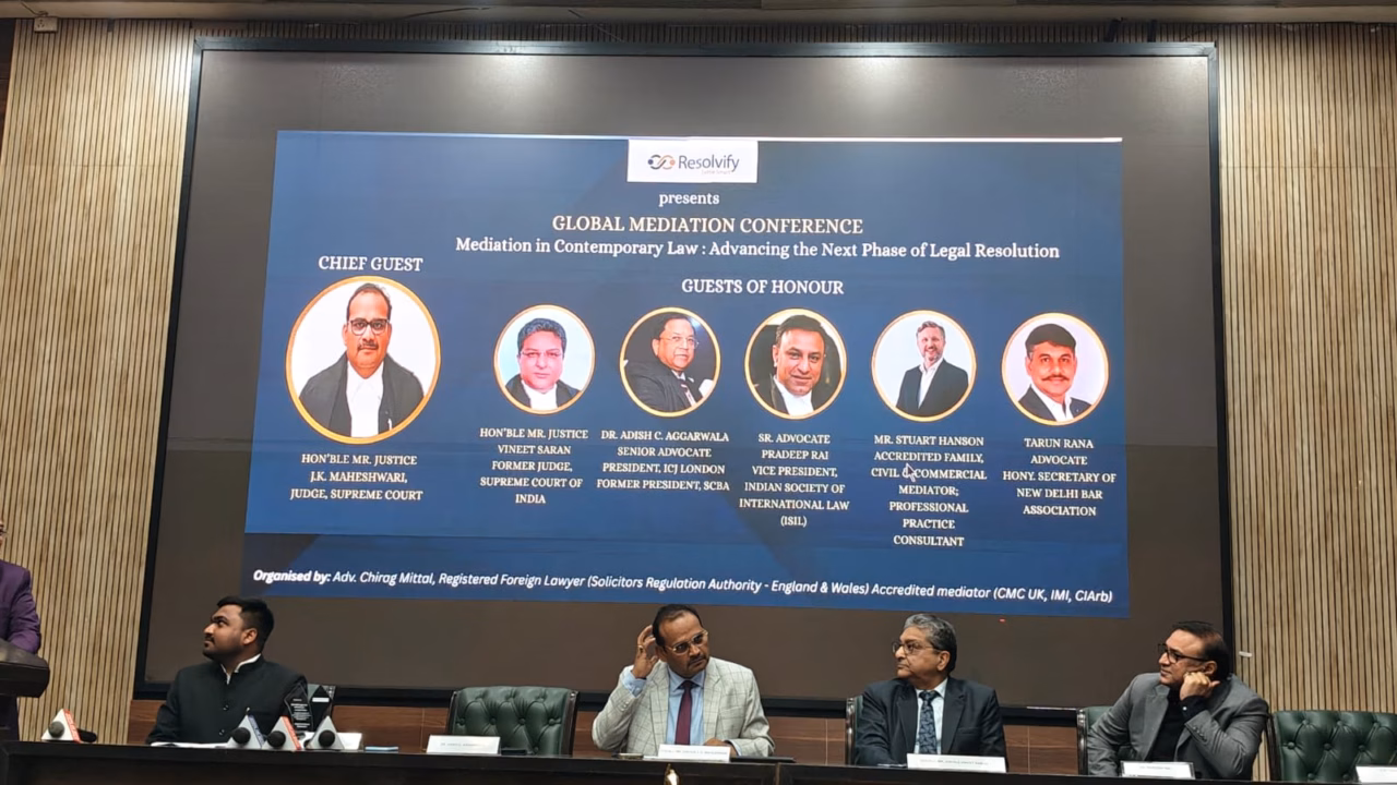 SC judge Justice Maheshwari backs mediation as key tool for commercial disputes